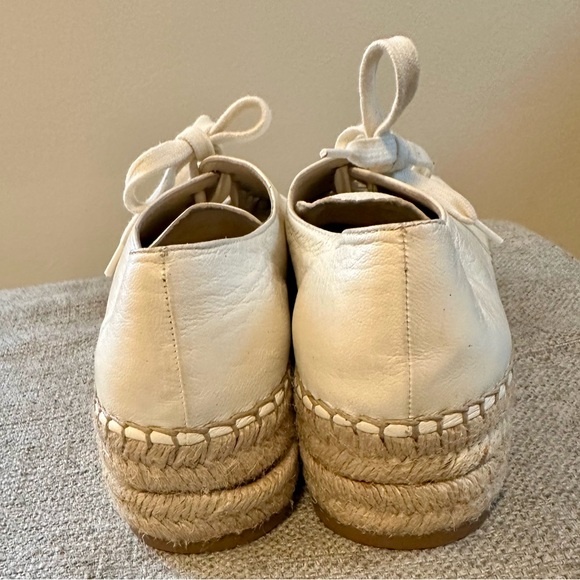 Prada platform espadrille leather sneakers. - Picture 5 of 13